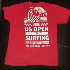 Vintage Us open of surfing Vans shirt